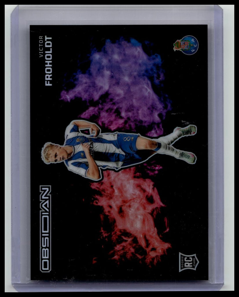 2025-26 Panini Obsidian Victor Froholdt #11 Porto Color Blast