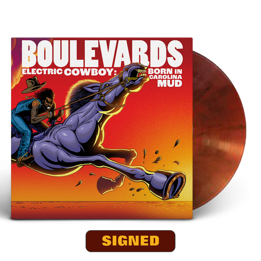 Boulevards Electric Cowboy Born In Carolina Mud Exclusive Signed