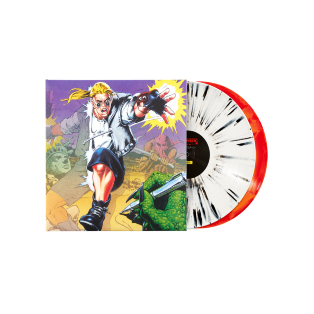 Howard Drossin Roadkill Comix Zone Orange And Red Swirl White With Black Splatter Vinyl 2xlp