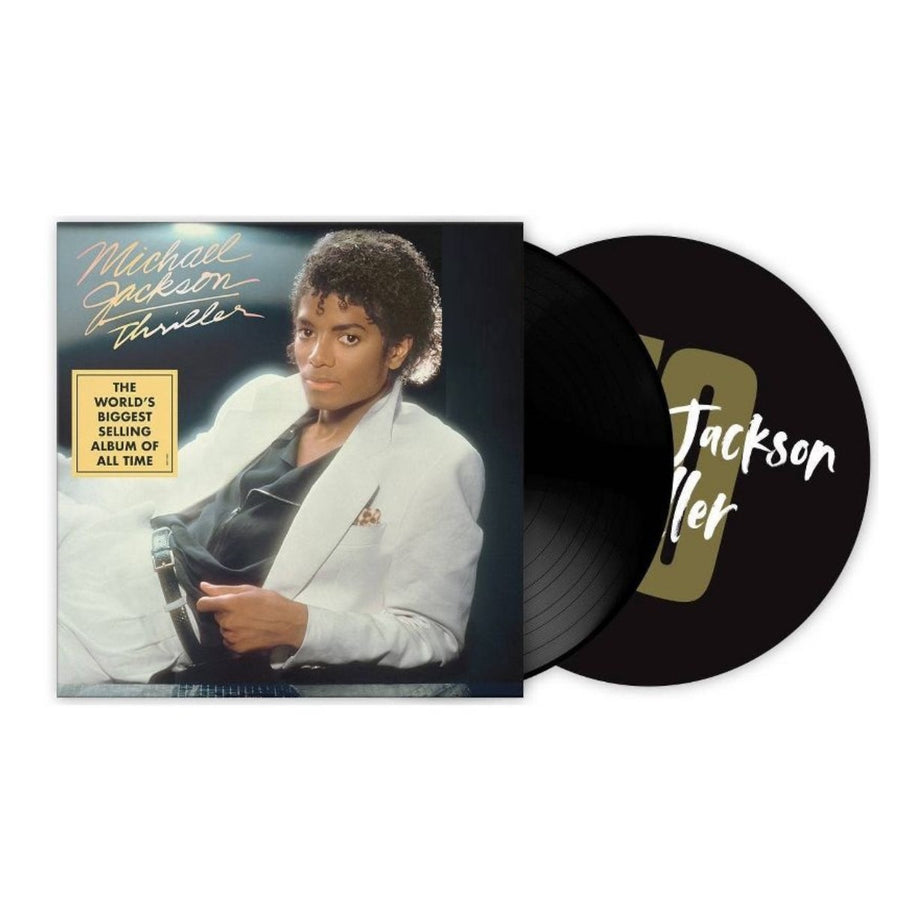 Michael Jackson - Thriller 40th Anniversary Exclusive Black Vinyl LP Record + Slipmat