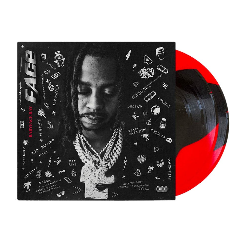 Babyface Ray Face Exclusive Black/Red Color Vinyl 2x LP Record Vinceron