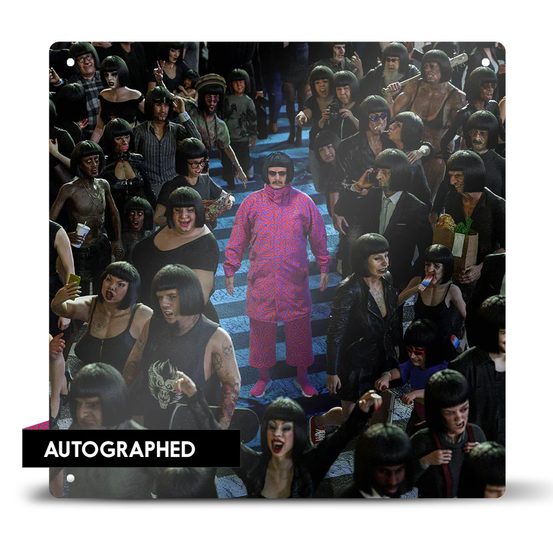 Oliver Tree - Alone In A Crowd Limited Edition Splatter Color Vinyl with Autographed Metal Sign