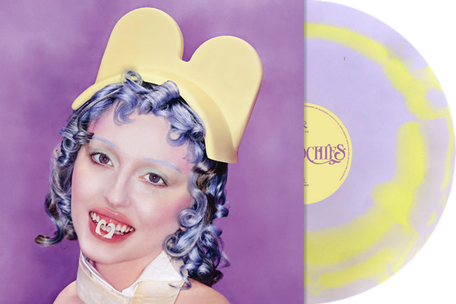 Ashnikko Smoochies Candy Purple Yellow LP Vinyl (Hand Numbered #1000)