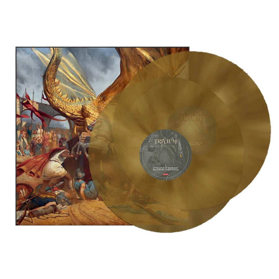 Trivium - in the Court of the Dragon Exclusive Limited Edition Translucent Yellow Vinyl 2x LP Signed