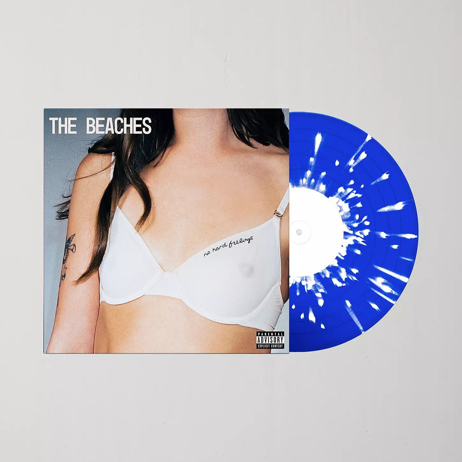 The Beaches - No Hard Feelings Exclusive Blue with White Splatter Vinyl LP