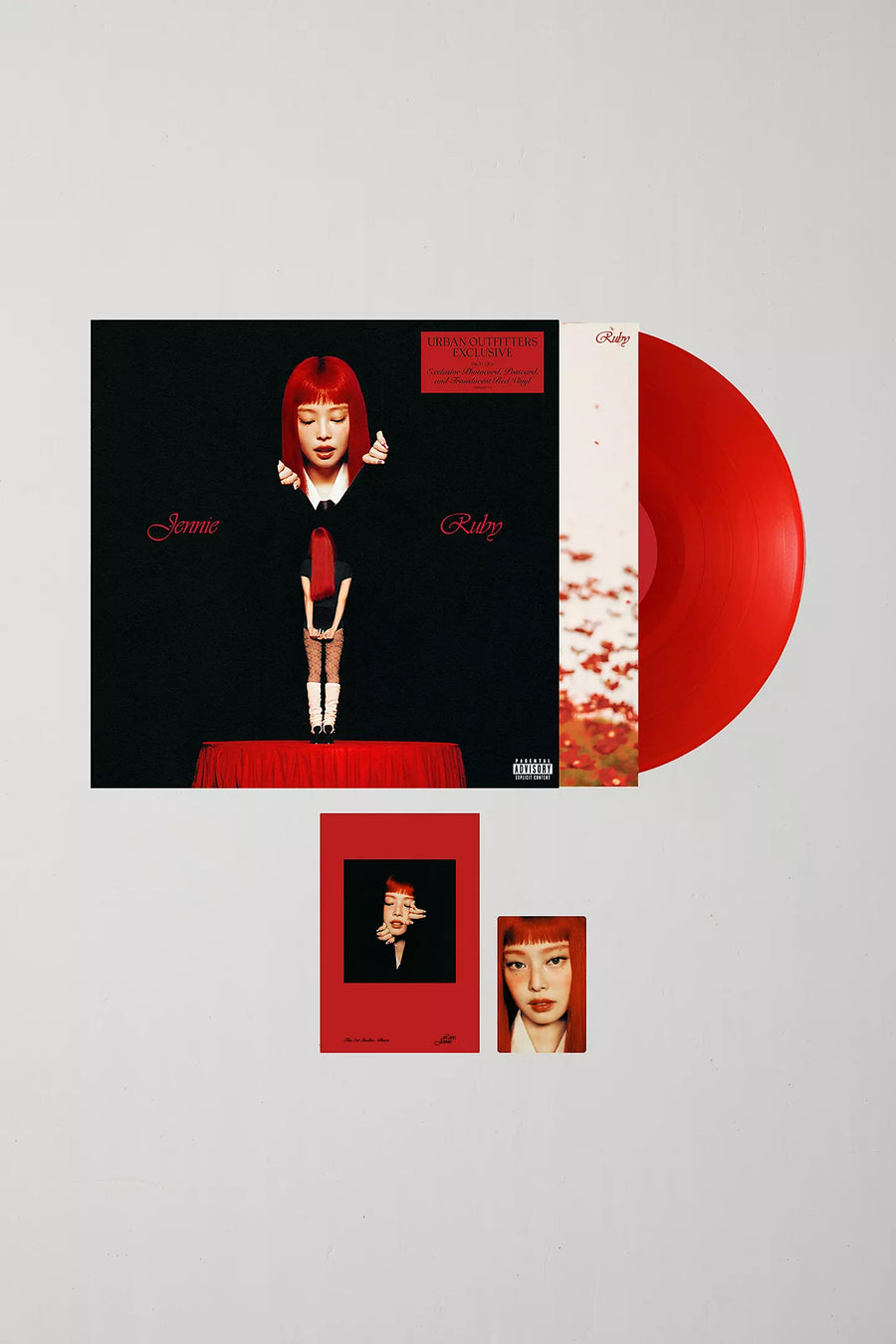 JENNIE - Ruby Exclusive Limited Edition Translucent Red Colored Vinyl LP