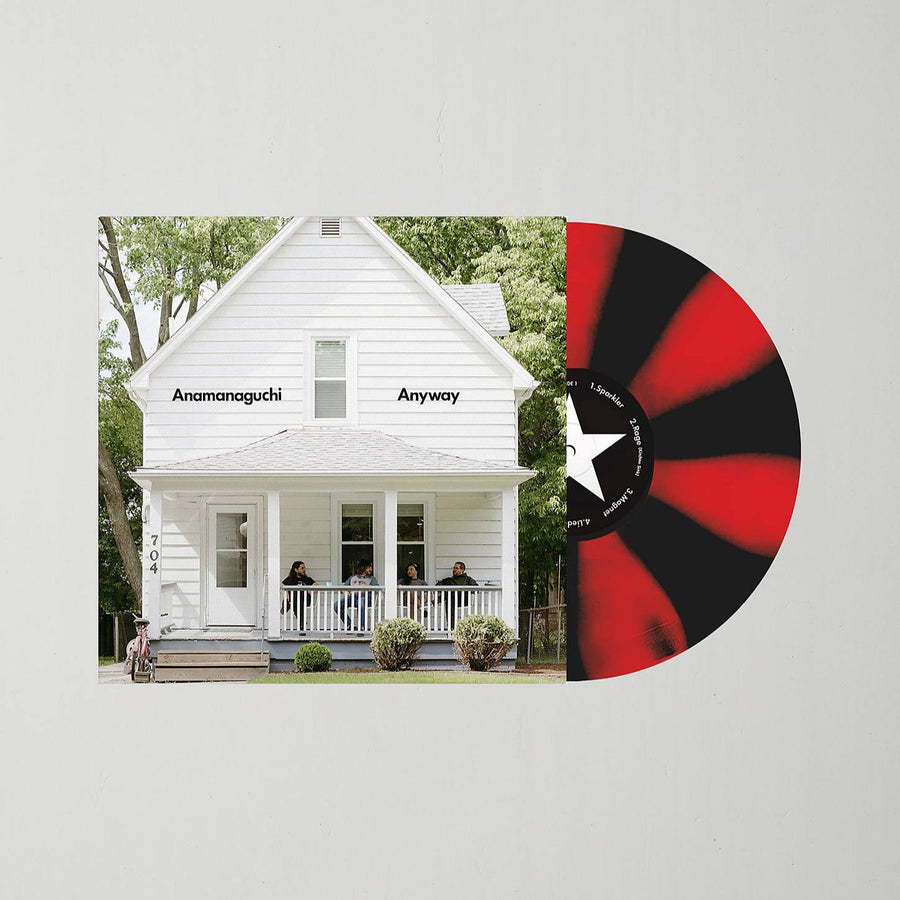 Anamanaguchi - Anyway Exclusive Limited Red & Black Cornetto Vinyl LP