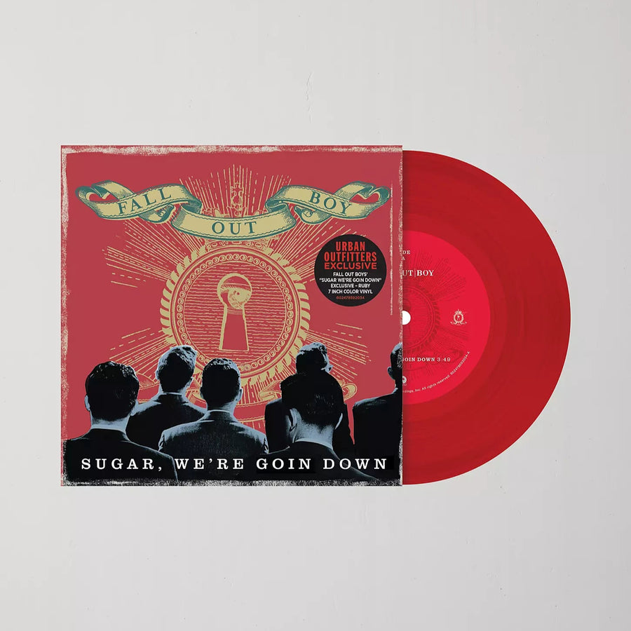 Fall Out Boy - Sugar, We're Goin Down Exclusive Red 7-inch Single Vinyl