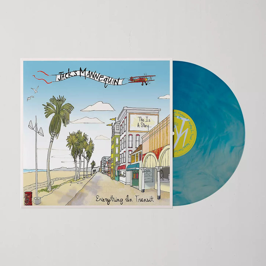 Jack's Mannequin - Everything In Transit Exclusive Aqua and Coke Bottle Clear Galaxy Aqua and Coke Bottle Clear Galaxy Vinyl LP