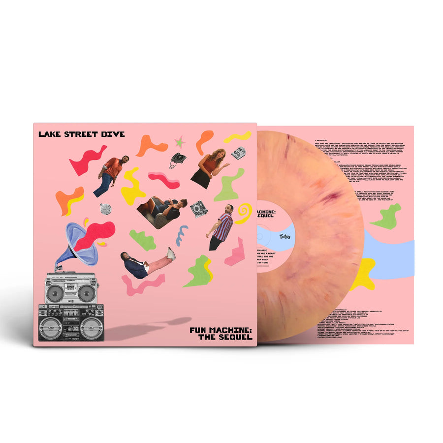 Lake Street Dive - Fun Machine Exclusive Limited Edition The Sequel Alt Cover Sangria Colored Vinyl LP