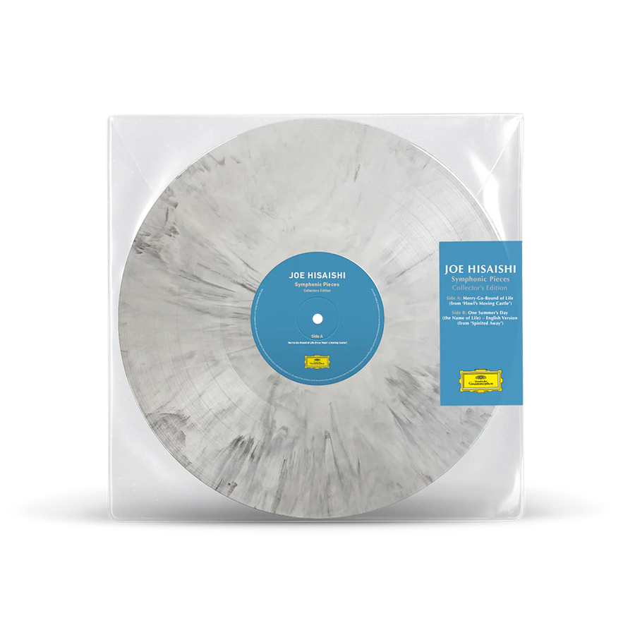 Joe Hisaishi Symphonic Pieces Collector's Edition Single white Marbled Color Vinyl