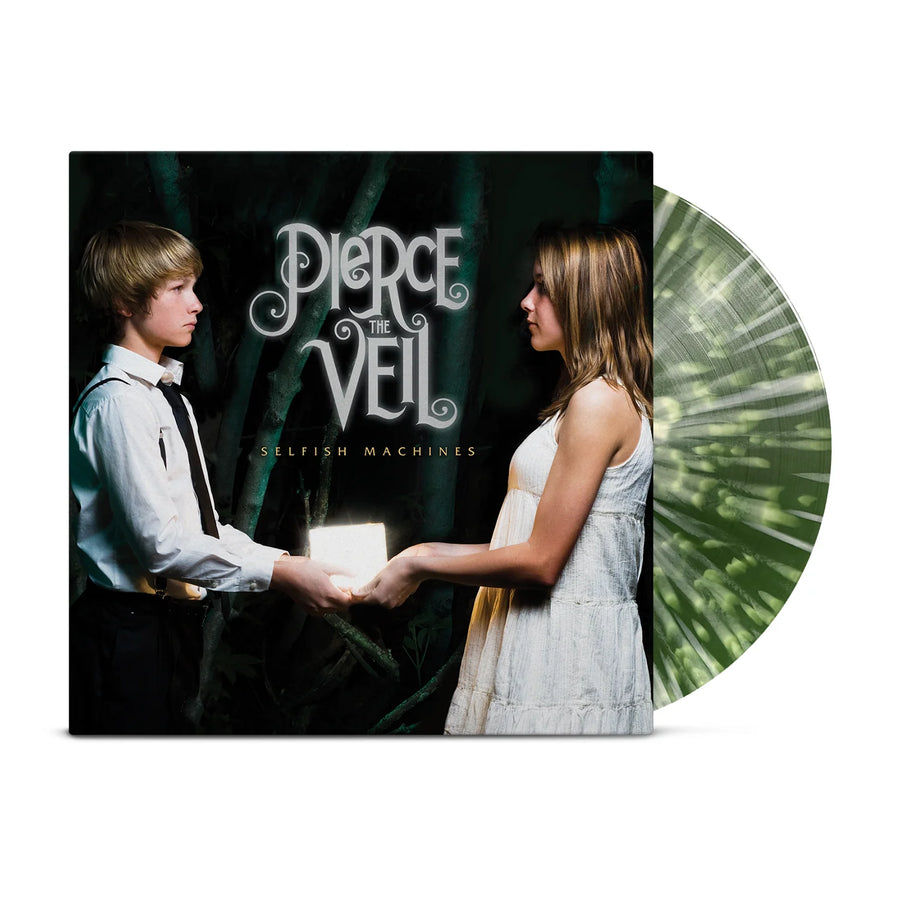Pierce The Veil - Selfish Machines Exclusive Dark Opaque Green With White Splatter Vinyl LP #1000