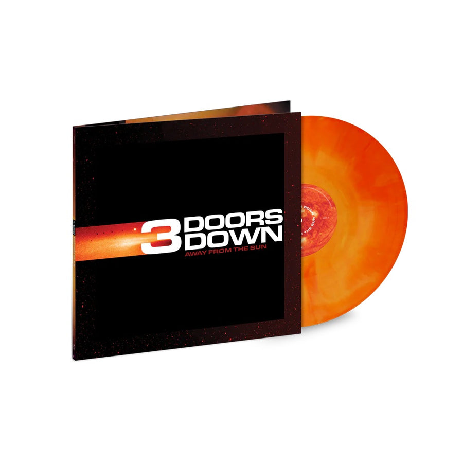 3 Doors Down - Away From The Sun Exclusive Limited Orange Galaxy Color Vinyl LP