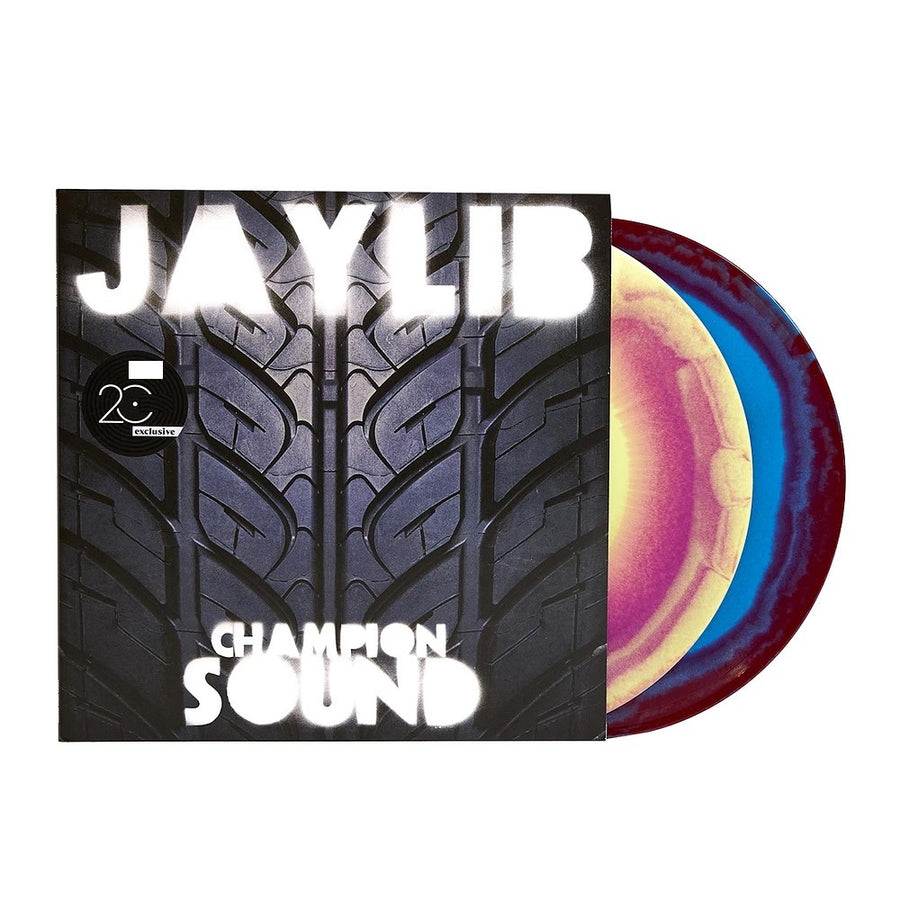 Stones Throw - Jaylib (J Dilla & Madlib Champion Sound 20 Years Exclusive Limited Edition Blue / Red Swirl  Purple / Yellow Swirl Colored Vinyl 2LP