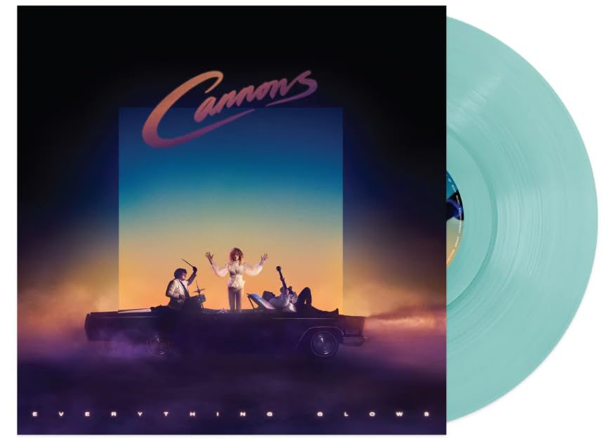 Cannons Everything Glows Signed Insert Translucent Light Blue Vinyl Re ...