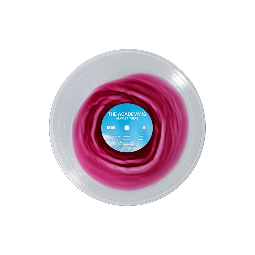 Almost There Translucent Clear w/ Red Color in Color Vinyl LP (Signed ...