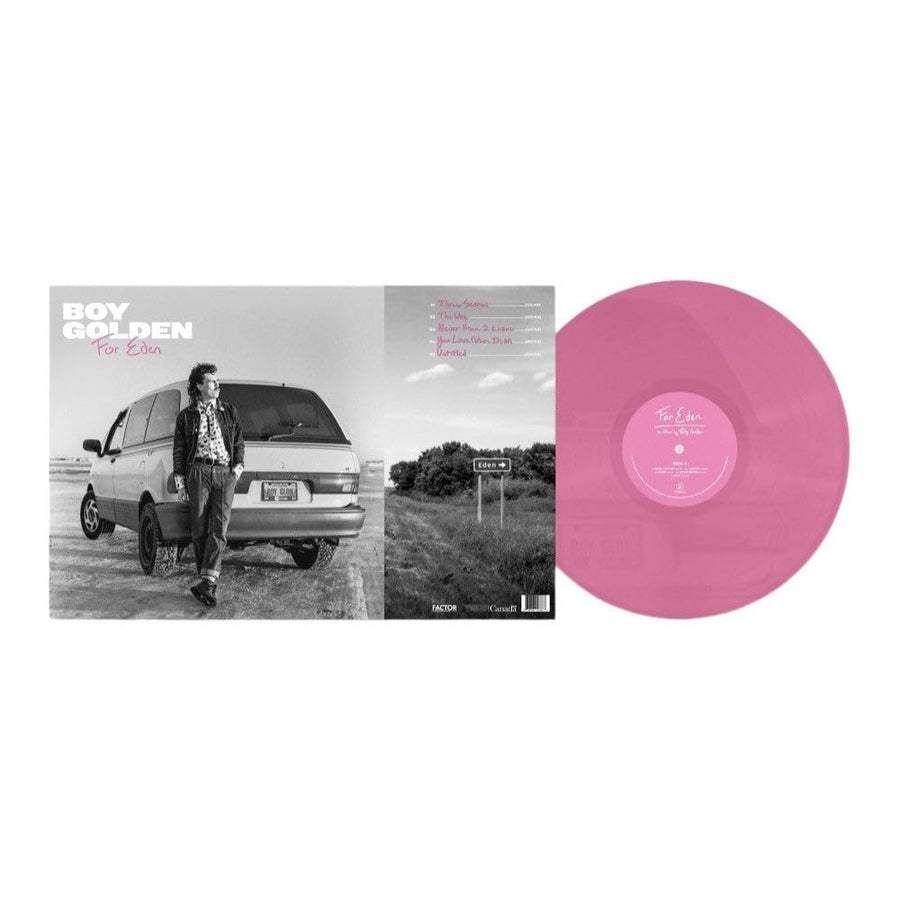Boy Golden - For Eden Exclusive Limited Translucent Pink Color Vinyl L ...