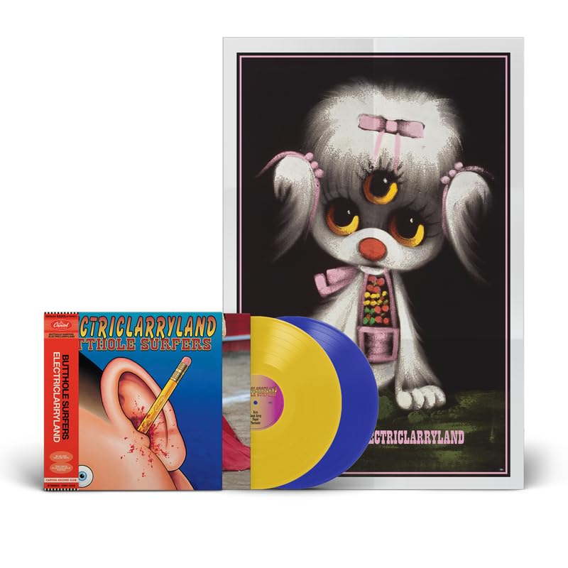 Electriclarryland blue and yellow 2LP Vinyl (Numbered 3000