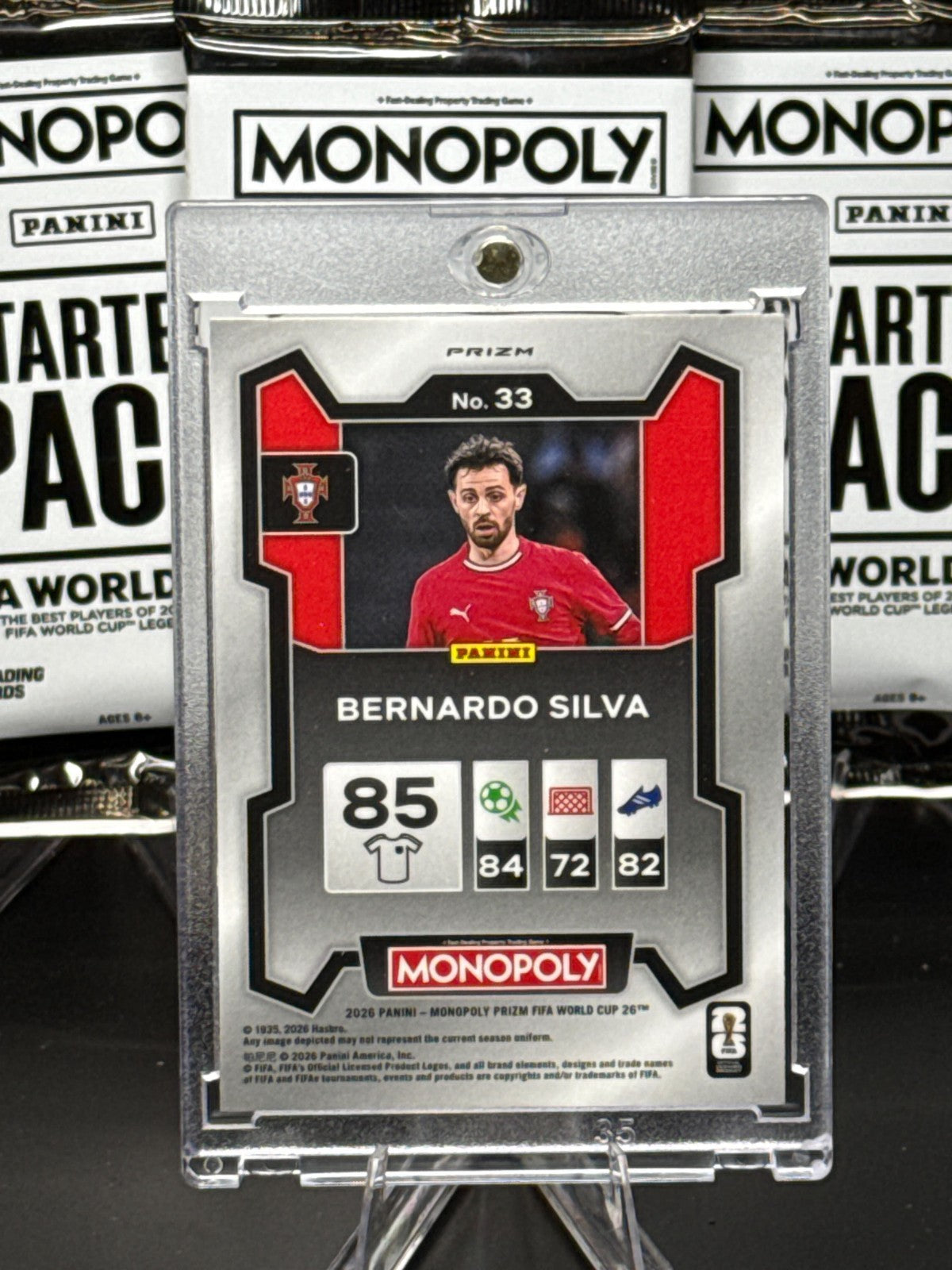2026 Panini Prizm FIFA World Cup Card #33 Bernardo Silva
