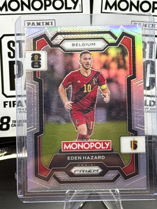 2026 Panini Prizm FIFA World Cup Card #66 Eden Hazard – Belgium