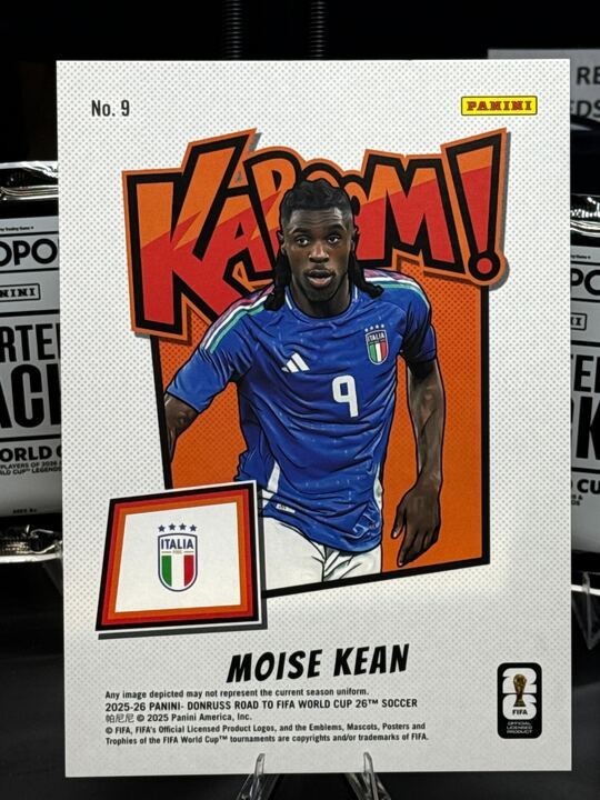 2025-2026 Donruss Road to FIFA World Cup JUMBO KABOOM #9 Moise