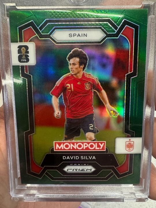 2026 Panini Prizm FIFA World Cup Card #42 David Silva – Spain