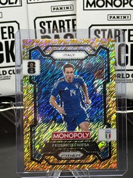2026 Panini FIFA World Cup Card #35 Federico Chiesa - Italy Gold