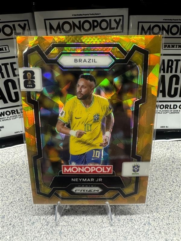 2026 Panini Prizm FIFA World Cup #15 Neymar Jr – Brazil, Gold