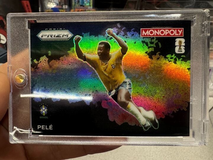 Ultra Rare 2026 FIFA World Cup Monopoly Prizm Black Money Blast Pele G –  Vinceron
