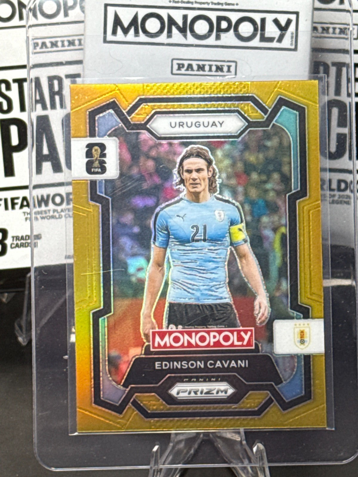 2026 Panini Prizm FIFA World Cup Card #70 Edinson Cavani – Uruguay