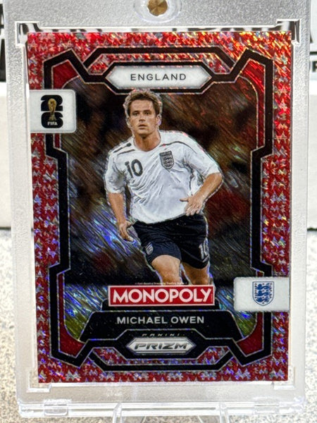 2026 Panini Prizm FIFA World Cup #26 Michael Owen – England, Red