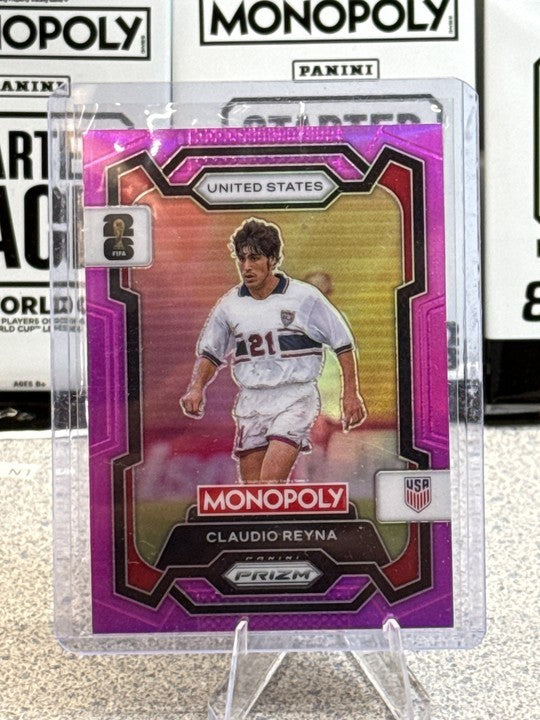 世界1枚限定！PANINI 1of1 REYNA レイナ ジャージカード 2026 Panini Prizm FIFA World Cup Card #49 Claudio Reyna – US, Pink