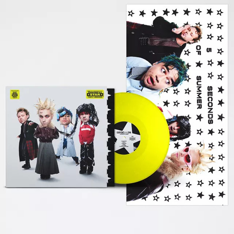 5 Seconds of Summer - Everyone's A Star! Exclusive Highlighter Yellow Glitter Vinyl LP