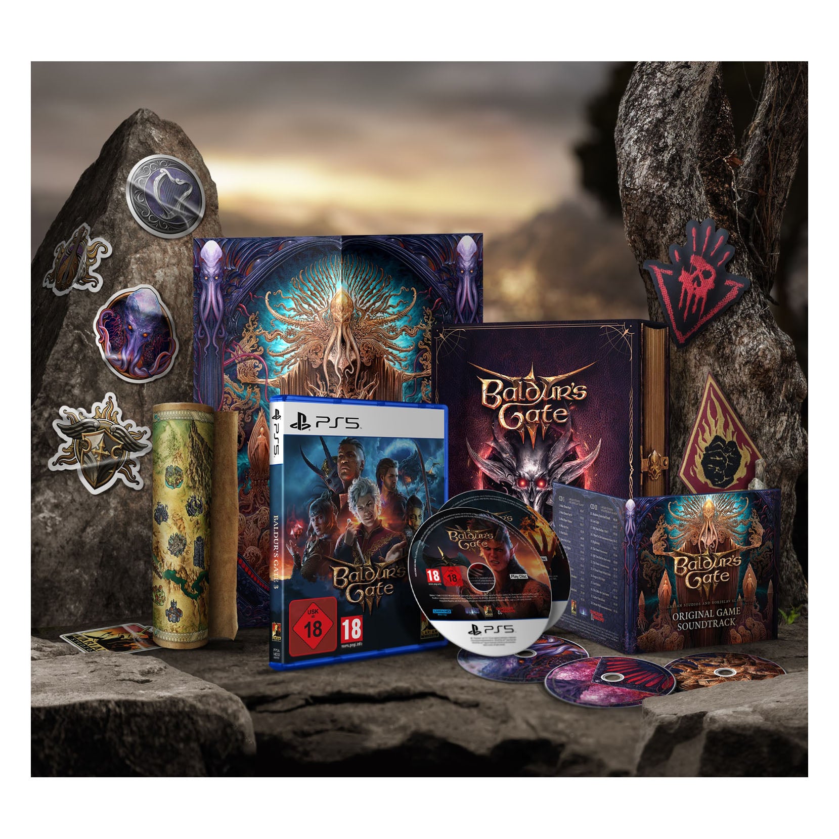 Baldur's Gate 3 - Deluxe Edition Video Game PS5 Edition with