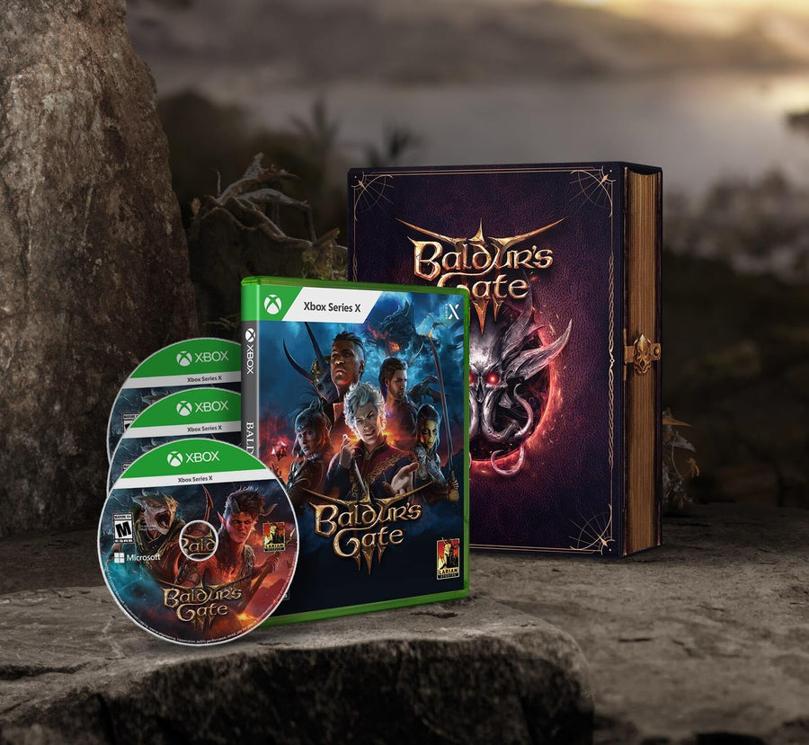 Baldur’s Gate 3 - Deluxe Edition Video Game Xbox Edition with Stickers & Soundtrack