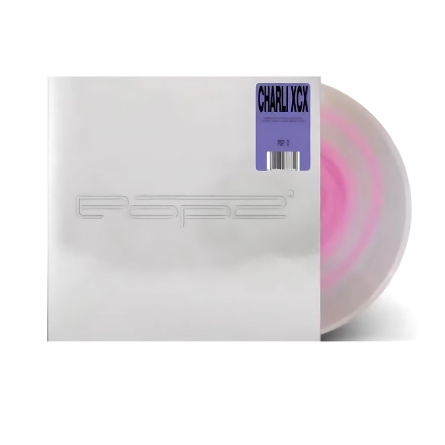 Pop 2 Cotton Candy Clear Swirl Vinyl LP, Charli xcx