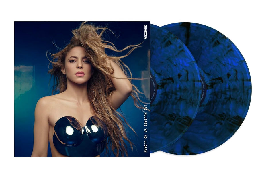 Shakira - Las Mujeres Ya No Lloran Exclusive Limited Edition Sapphire Blue Swirled Vinyl 2LP