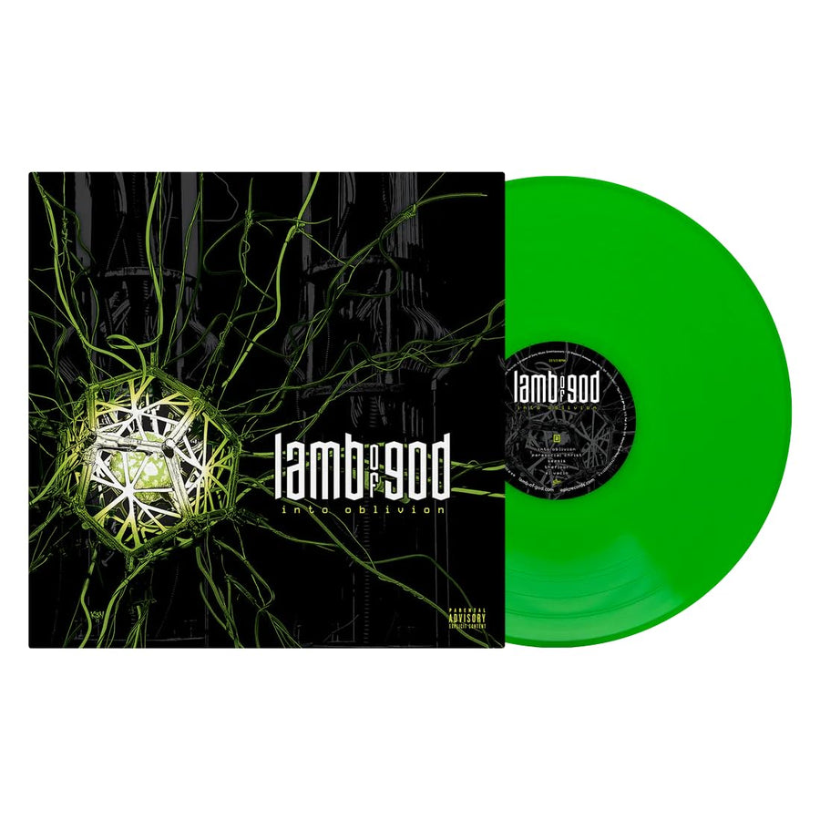 Into Oblivion Deluxe Neon Green LP Vinyl (Signed Insert), Lamb Of God ...