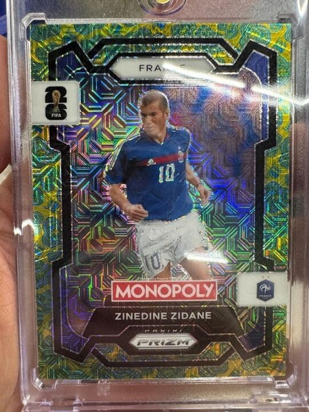 Panini Monopoly World Cup #09 Zinedine Zidane Hat Trick France