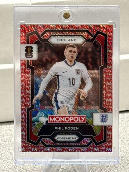 2026 Panini Prizm World Cup Card #29 Phil Foden England, Red