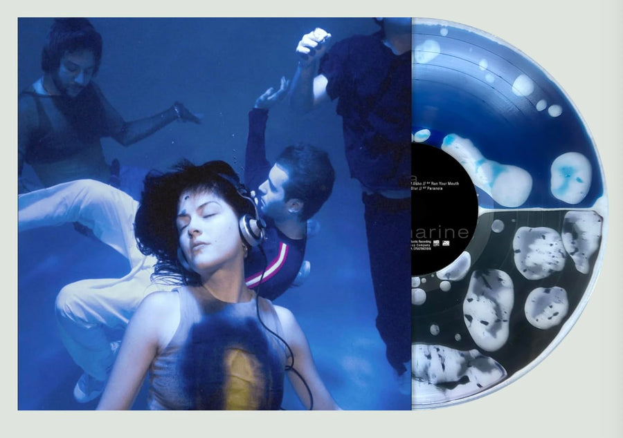 The Marias Submarine Vinyl Record, Clear with Split Black and Blue 