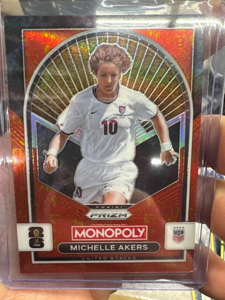 Panini Prizm WC 2026# 90 Michelle Akers USWNT, Orange Gold – Vinceron