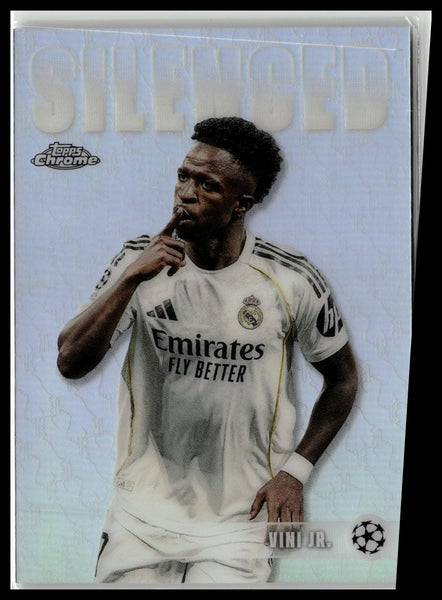 2025-26 Topps Chrome UEFA Vini Jr. #SHH-8 Real Madrid CF Silenced