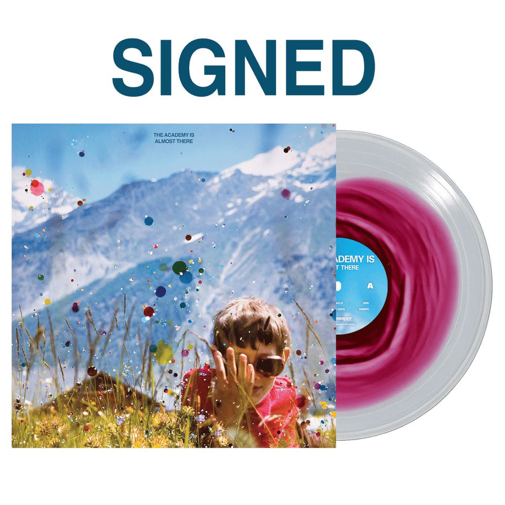 Almost There Translucent Clear w/ Red Color in Color Vinyl LP (Signed ...