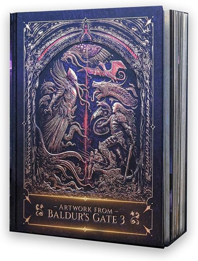 Artwork from Baldur's Gate 3 (Hardcover Art Book) Fantasy Gaming Collection