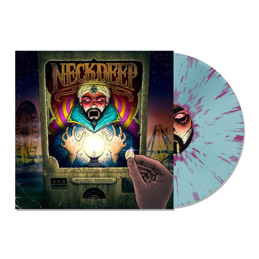 NECK DEEP 'WISHFUL THINKING' BLUE W/ PURPLE SPLATTER – Vinceron