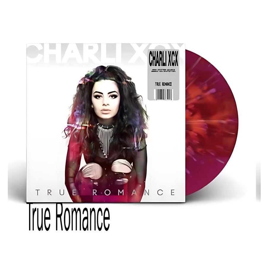 True Romance Burgundy Pink Splatter Vinyl LP, Charli xcx