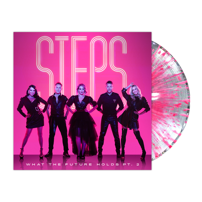 Steps - What The Future Holds Part 2 Limited Edition Clear Pink Splatter Vinyl LP Record
