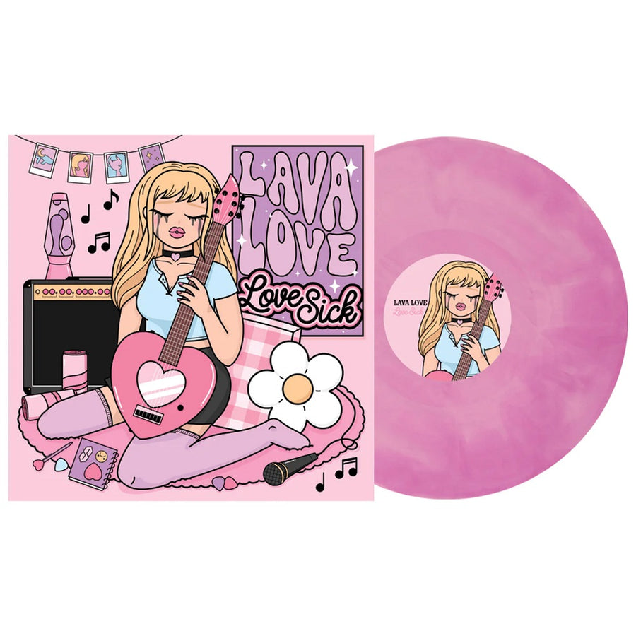Lavalove - Lovesick Exclusive Limited Edition Baby Pink & Purple Galaxy Colored Vinyl LP