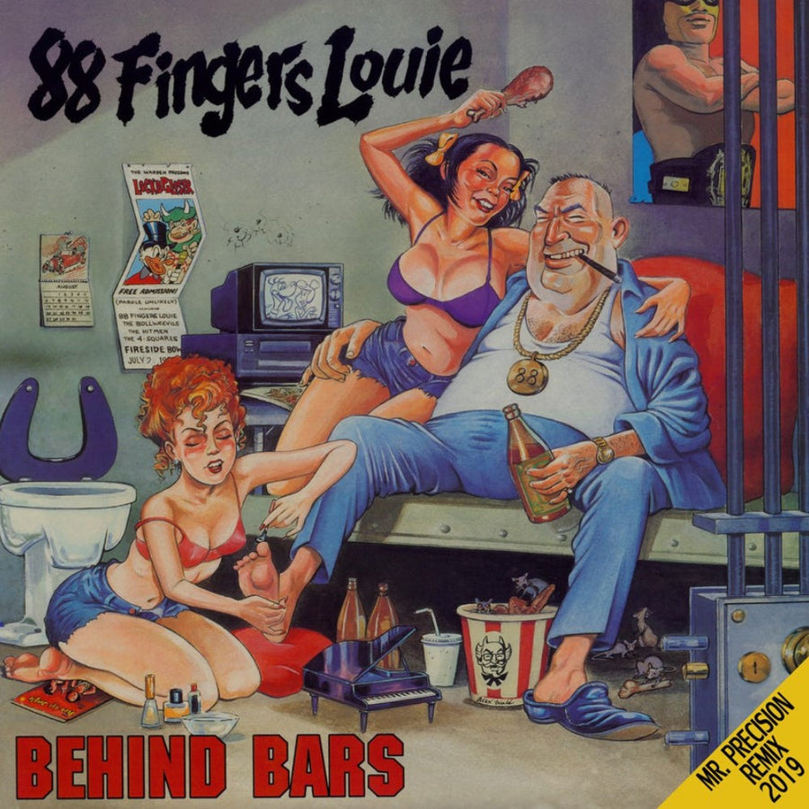 88 Fingers Louie - Behind Bars Exclusive Limited Pink Color Vinyl LP